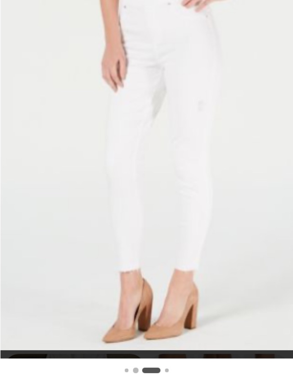 SPANX White High-Rise Skinny Jeggings - Picture 3 of 9